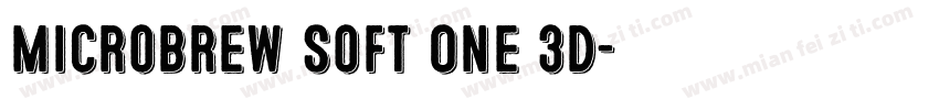 Microbrew Soft One 3D字体转换